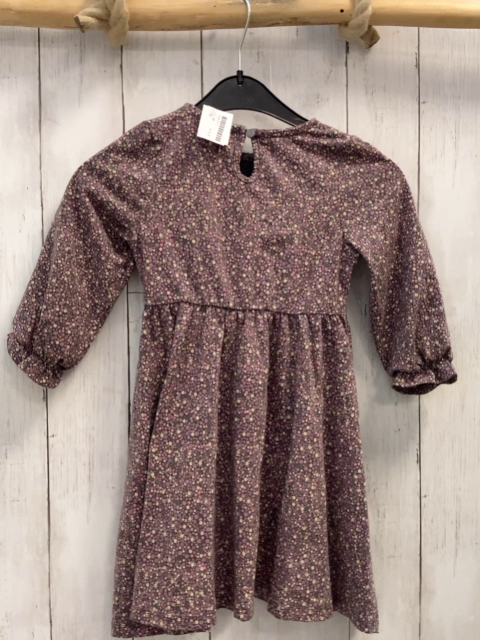  Kleid Gr. 98  lila Blumen