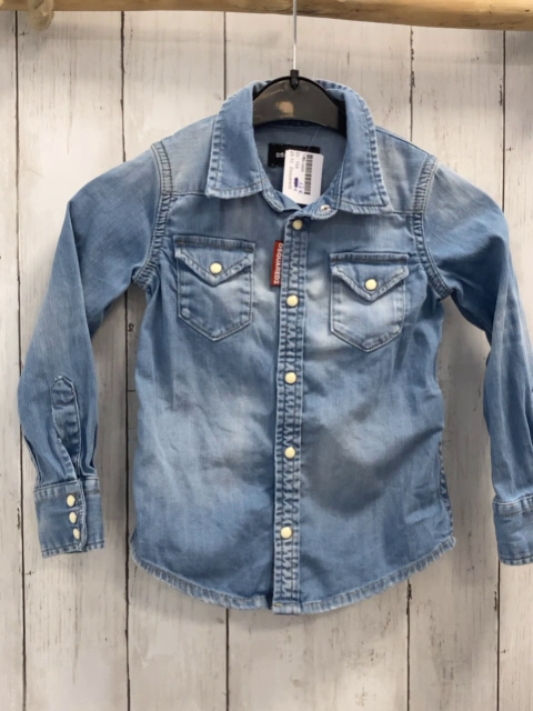 Dsquared2  Hemd  Gr. 104  blau Jeans 
