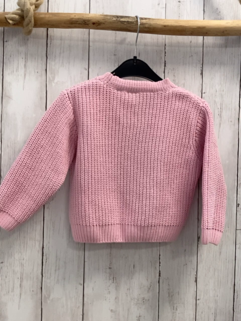 Zara  Pullover  Gr. 104  rosa Rppen 