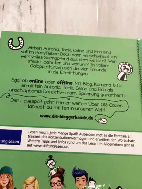 Bloggerbande  Buch Aufruhr im Reitstall