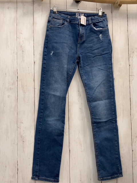 Vertbaudet  Hose  Gr. 152  blau Jeans Bund verstellbar 