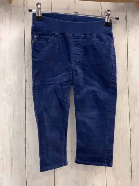 H&M  Jeggings  Gr. 86  blau Kord Strickbund 