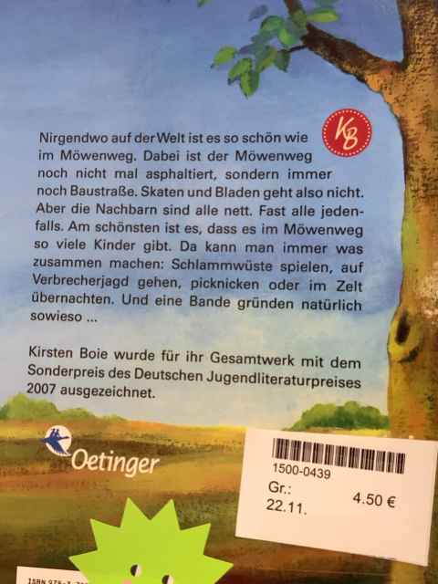  Buch Wir Kinder aus dem Möwenweg 