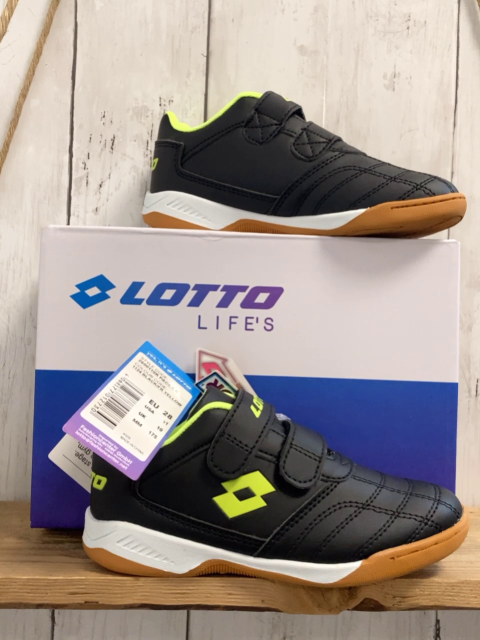 neu Lotto  Schuhe  Gr. 28  schwarz hellgrüne Schrift + Bund 