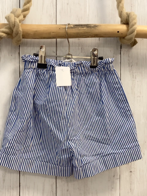 Monnalisa  Shorts  Gr. 98  blau weiße Streifen silber Steine 