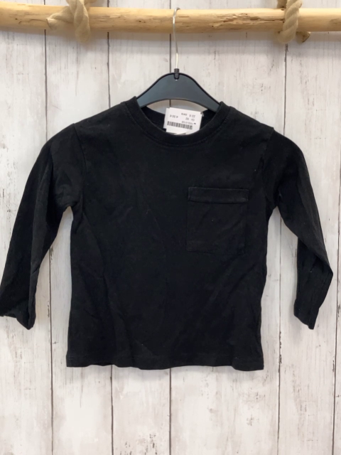 zara Langarmshirt Gr. 92  schwarz