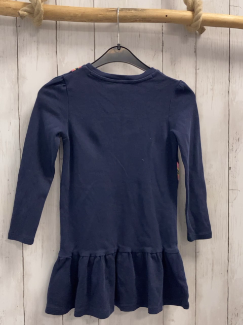 Marc Jacobs  Kleid  Gr. 116  blau Tasche mit Steinen bunt gestreifter Taschengurt 