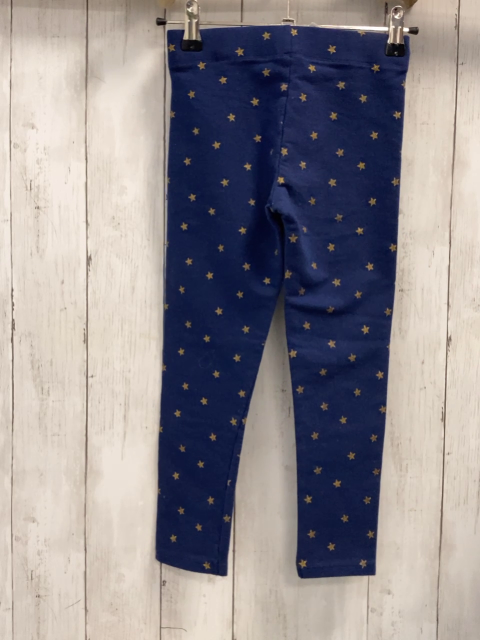 Boden  Leggings Gr. 116  blau goldene Glitzersterne 
