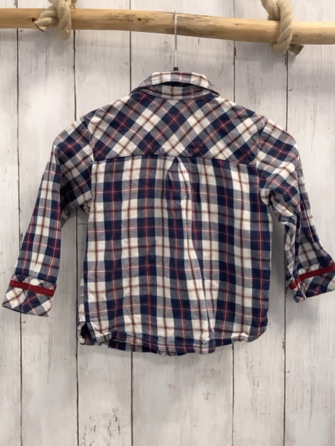 Marc O´ Polo  Hemd  Gr. 104  blau rot weiß beige kariert 