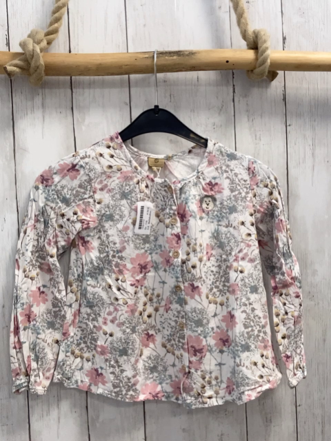 Bellybutton  Bluse  Gr. 116  weiß Blumen 