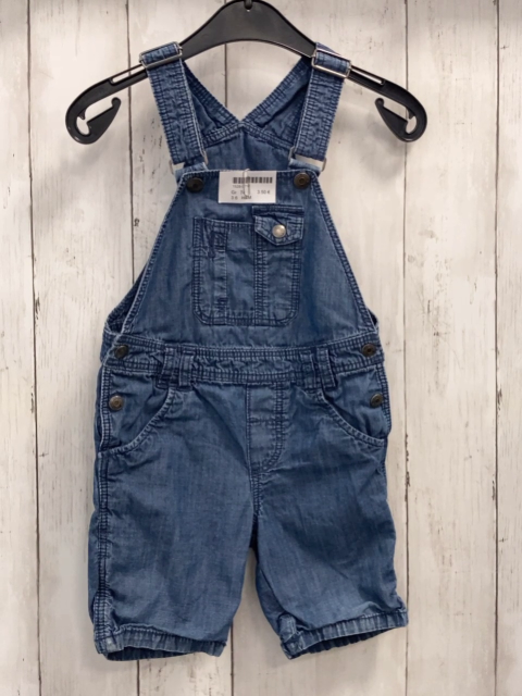 H&M  Latzshorts  Gr. 74  blau Jeans 