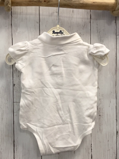 Ralph Lauren Body Gr. 74  weiß Polokragen