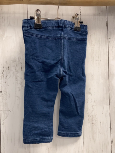 name it Jeggings Gr. 74  blau rosa Schleife