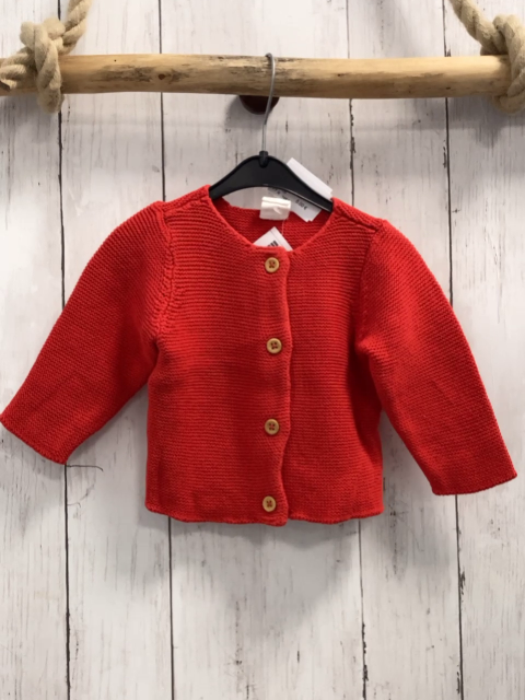 H&M Strickjacke Gr. 68  Rot