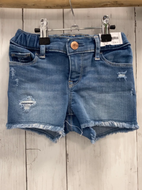 GAP  Shorts  Gr. 98  blau Jeans Fransensaum 