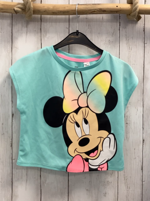 H&M Sportshirt Gr. 110  türkis Minnie Mouse