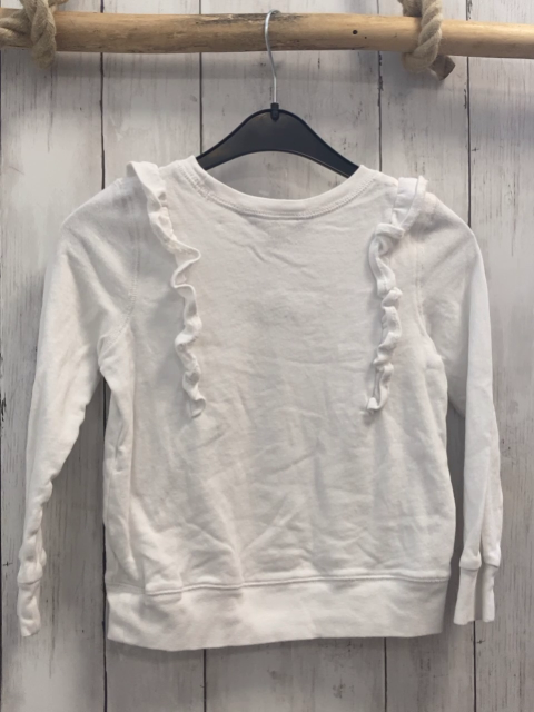 Ralph Lauren  Pullover  Gr. 110  weiß Rüschen