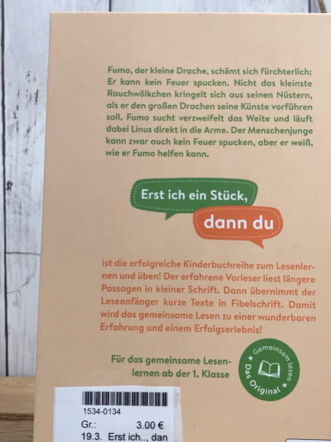 Erst ich ein Stück, dann du  Buch Ein Drachenfreund für Linus