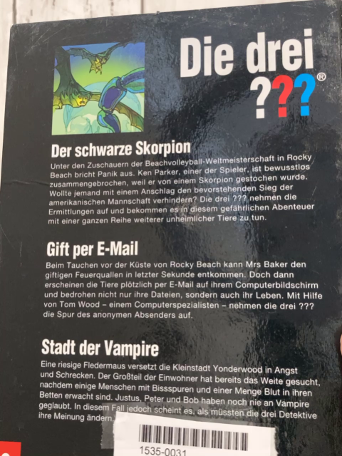 die drei ??? Buch Zet der Bestien