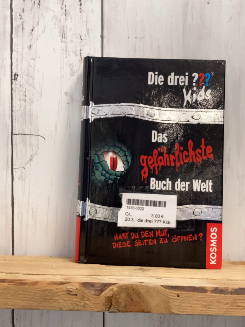 die drei ??? Kids Buch Das gefährlichste Buch der Welt