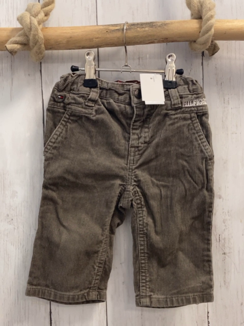 Tommy Hilfger  Hose  Gr. 74  grau Kord Bund verstellbar 