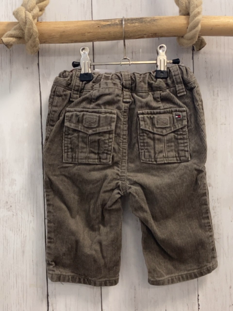 Tommy Hilfger  Hose  Gr. 74  grau Kord Bund verstellbar 
