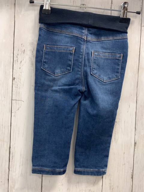 Steiff Hose Gr. 80  blau dunkelblauer Bund Jeans