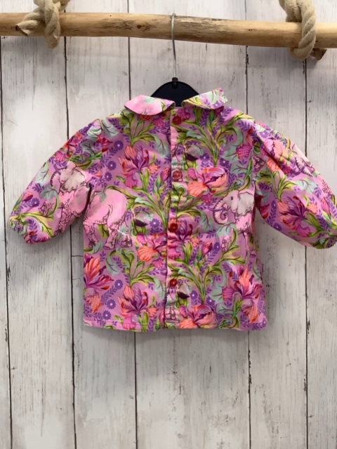   Bluse  Gr. 74  rosa Elelanten Blumen 