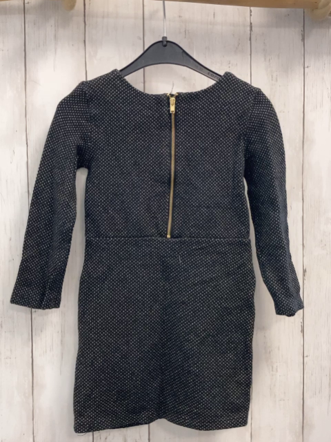 H&M Kleid Gr. 98  schwarz goldene Glitzerpunkte