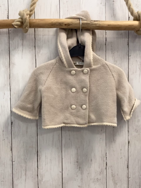 Selena Strickjacke Gr. 74  beige heller Bund + Knöpfe