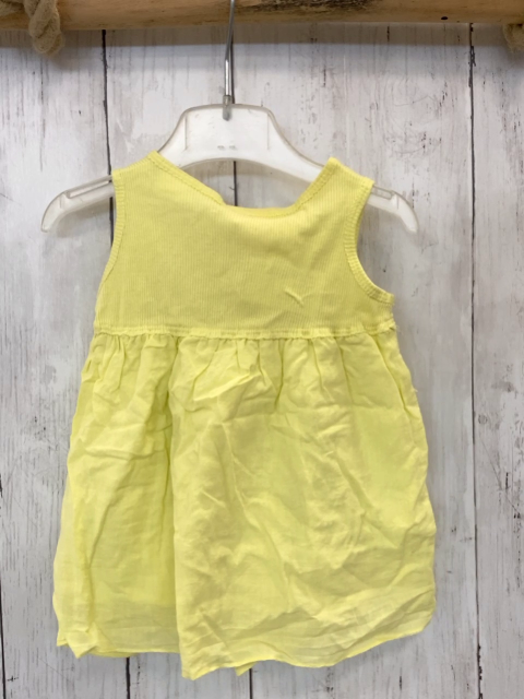 Zara  Kleid  Gr. 68  gelb geriptes Oberteil 