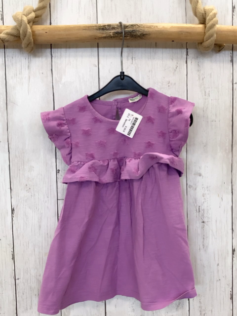 Benetton  Kleid  Gr. 74  lavendel Sterne Rüschen 