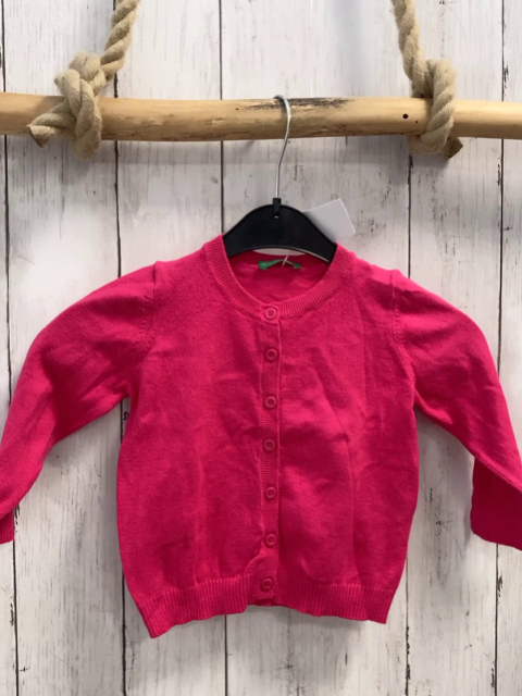 Benetton  Strickjacke  Gr. 80  pink 