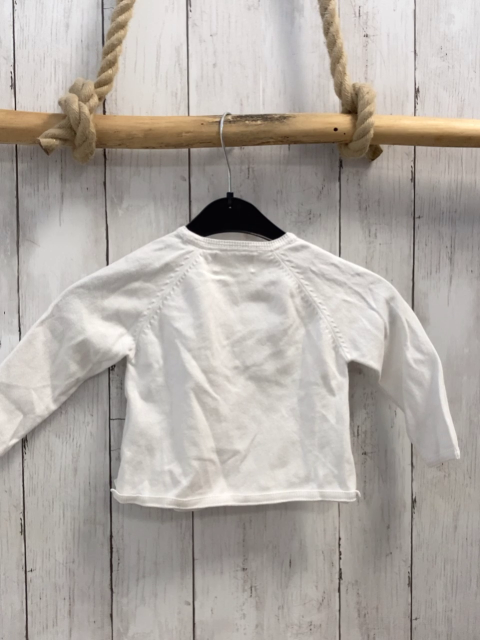 Zara  Strickjacke  Gr. 86  weiß 