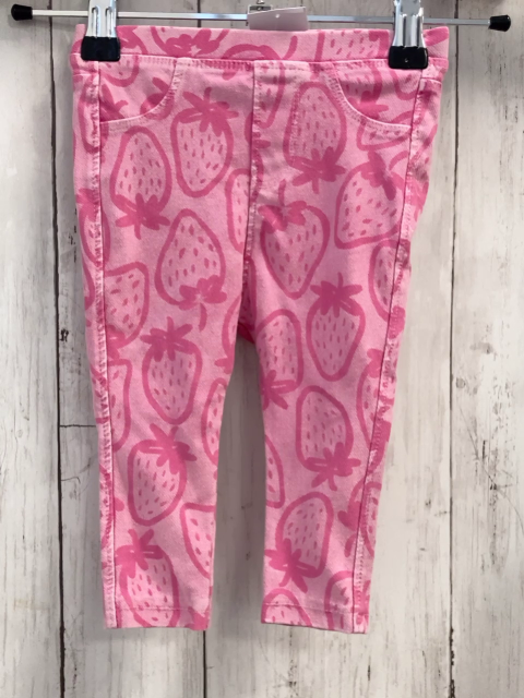 Zara  Leggings  Gr. 74  rosa pink Erdbeeren 