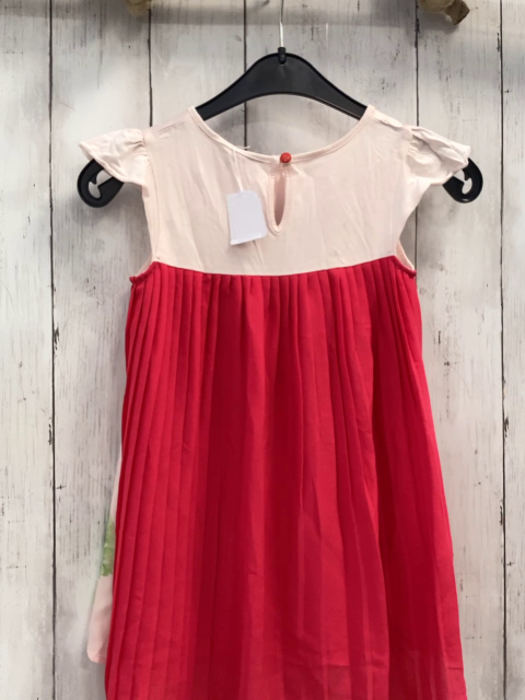 Baker  Kleid  Gr. 92  rosa Vorderteil mit Hasen + Blumen rote Rückseite 