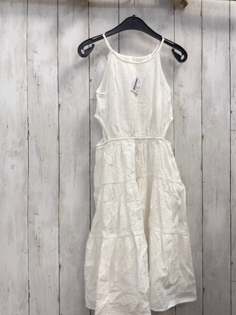 Zara  Kleid  Gr. 128  weiß Struktur 