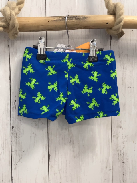 neu  Badehose  Gr. 92  blau hellgrüne Frösche 