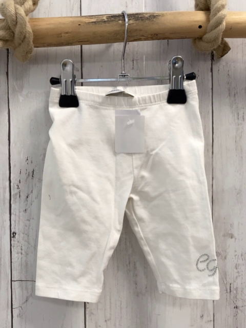   Caprileggings  Gr. 62  weiß silber Schrift 