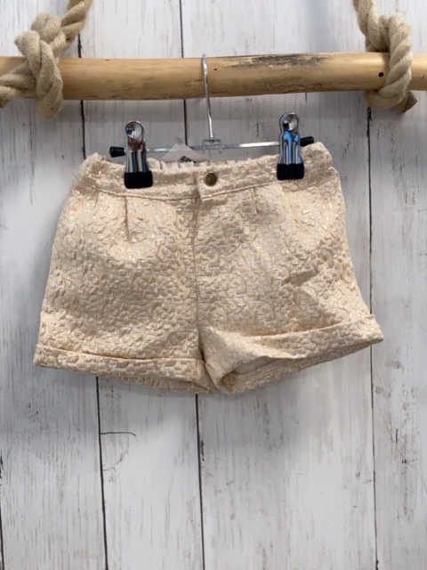 H&M Shorts Gr. 68  rosegold glitzernd Struktur 