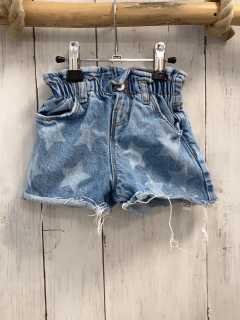 zara Shorts Gr. 92  blau Sterne 