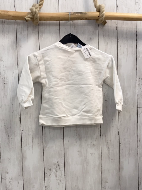 zara Pullover Gr. 92  weiß Stitch