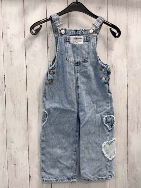 zara Latzhose Gr. 92  blau jeans 