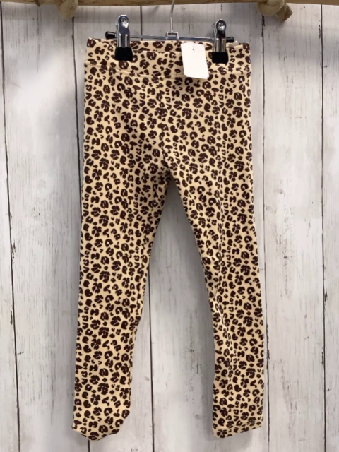 zara Leggings Gr. 110  beige braun Leoprint
