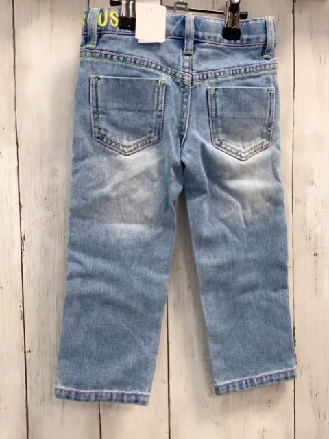 Billiblush Hose Gr. 86  blau jeans bunte Stickerei Bund verstellbar