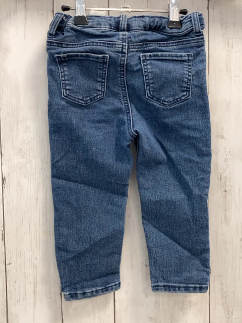 H&M Hose Gr. 86  blau Jeans Bund verstellbar