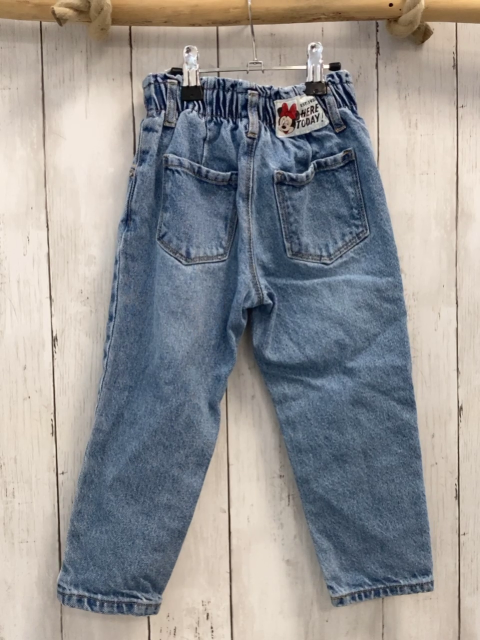 zara Hose Gr. 104  blau jeans Minnie Mouse