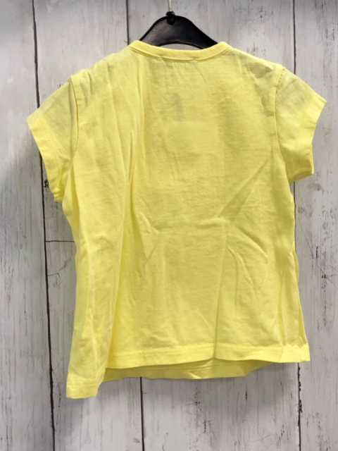benetton T-Shirt Gr. 74  gelb Wolke Tropfen Glitzer