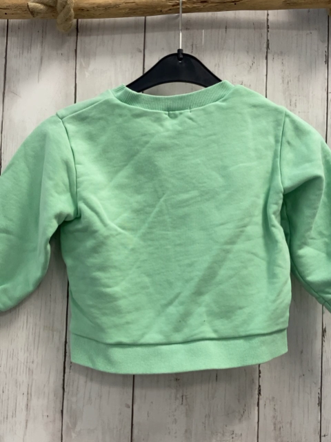 Billieblush  Pullover  Gr. 86  hellgrün bunte Pailettenananas 