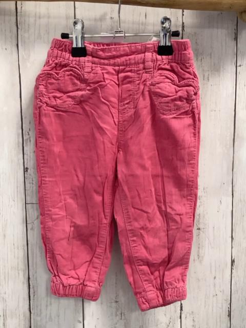 H&M Hose Gr. 80  pink Kord Bund verstellbar